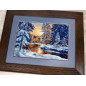 Stickset Winterlandschaft