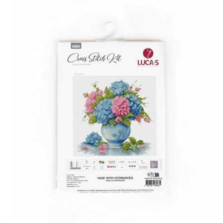 Embroidery kit Vase with Hydrangea