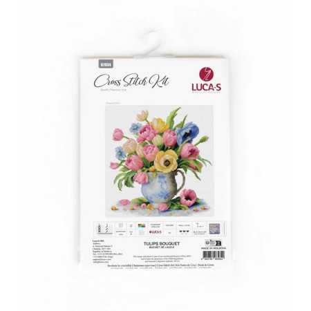 Embroidery kit Tulips Bouquet