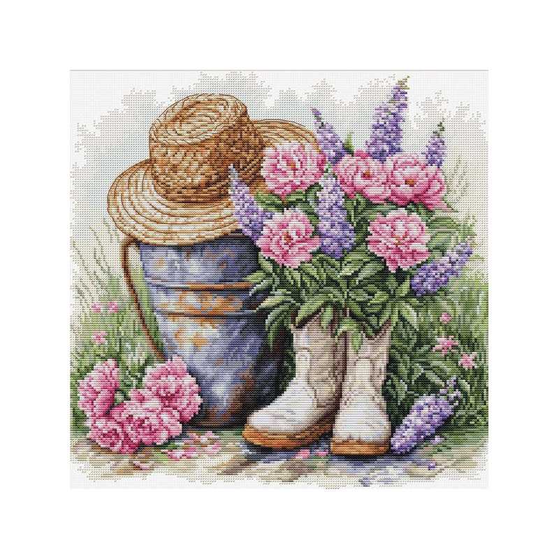 Stickset Gartendeko Stickset Gartendeko