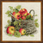 Kit de broderie Pommes mûres Kit de broderie Pommes mûres