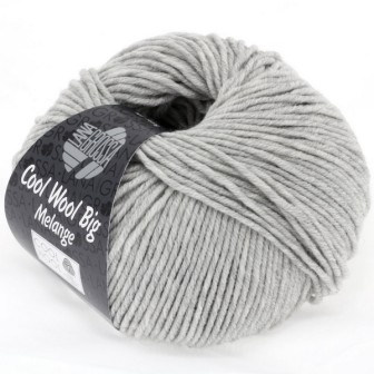 Lana Grossa Cool Wool Big Mélange Lichtgrijs 0616