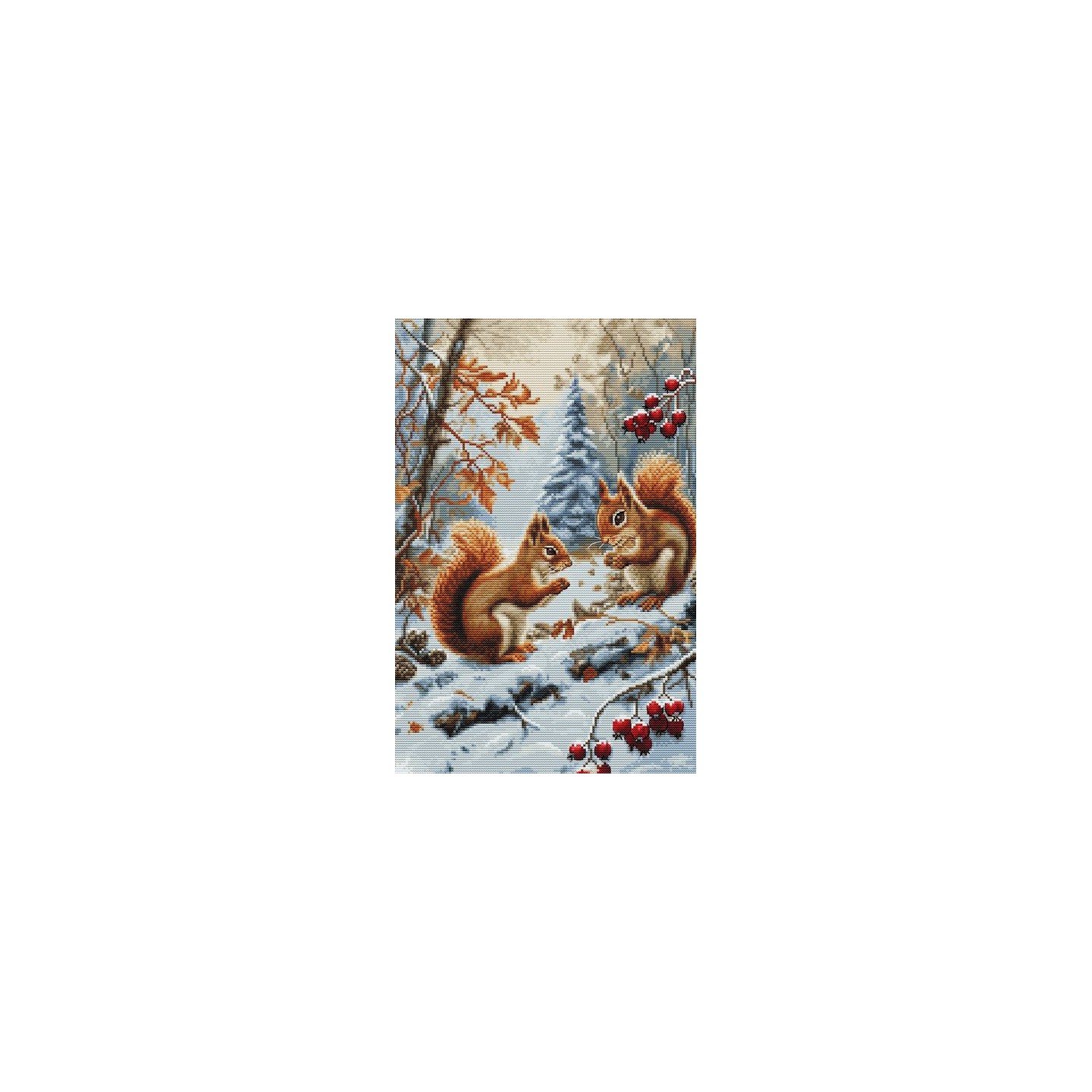 Luca-S Stickset Freude der Eichhörnchen