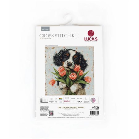 Embroidery kit The Cocker Spaniel Puppy