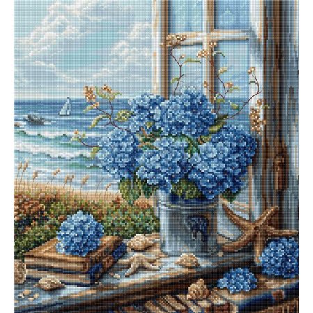 Kit de broderie Vue sur la mer