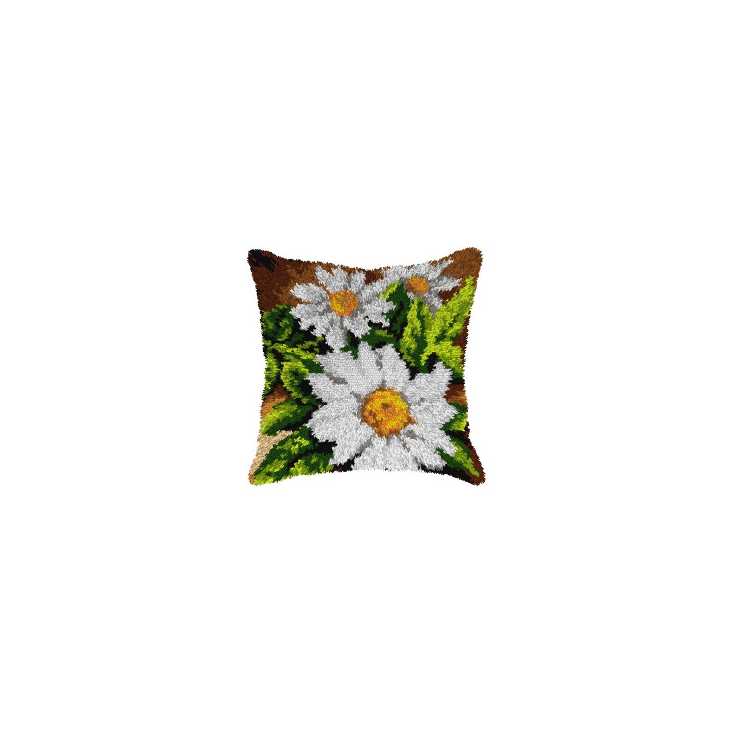 Latch hook cushion kit Daisies 4155