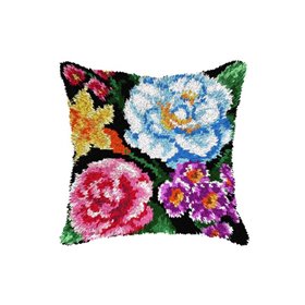 Knüpfkissenpackung Blumen 4228