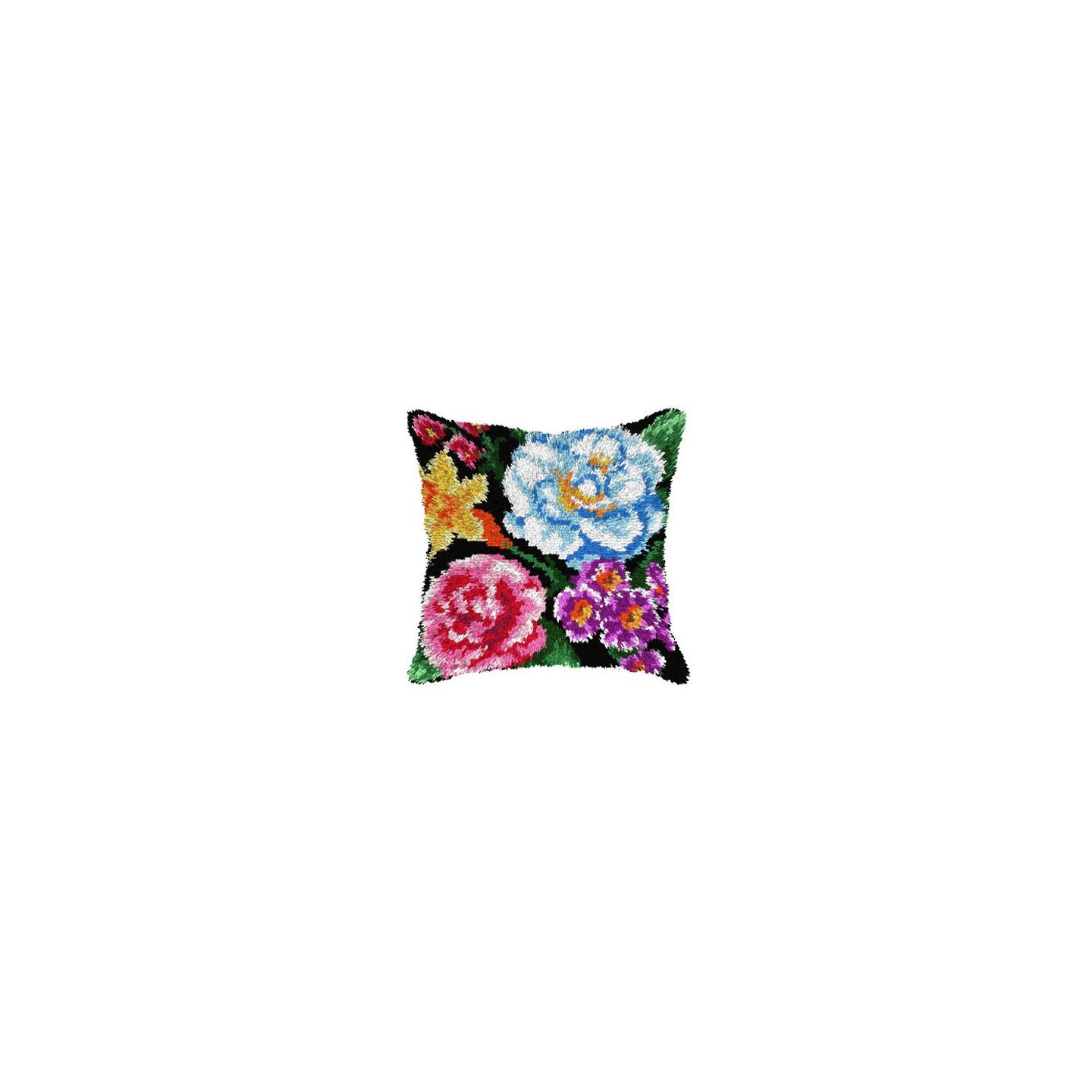 Knoopkussen kit bloemen 4228