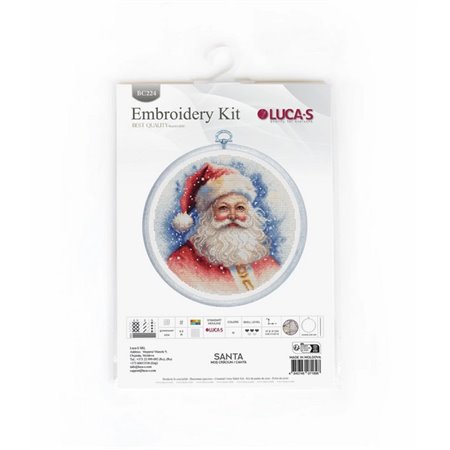 Stickset Weihnachtsmann