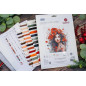 Embroidery kit The Girl With Poppies Embroidery kit The Girl With Poppies