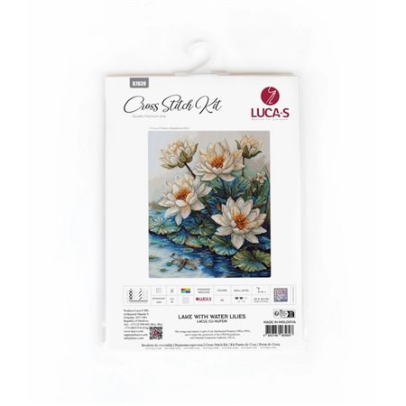 Embroidery kit Lake With Water Lilies