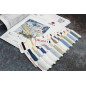 Embroidery kit Santa and Pressies Embroidery kit Santa and Pressies