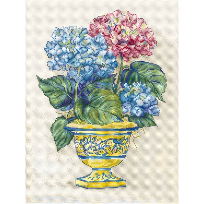 Embroidery kit Hydrangea Blooms