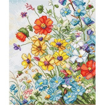 Embroidery kit Wildflowers