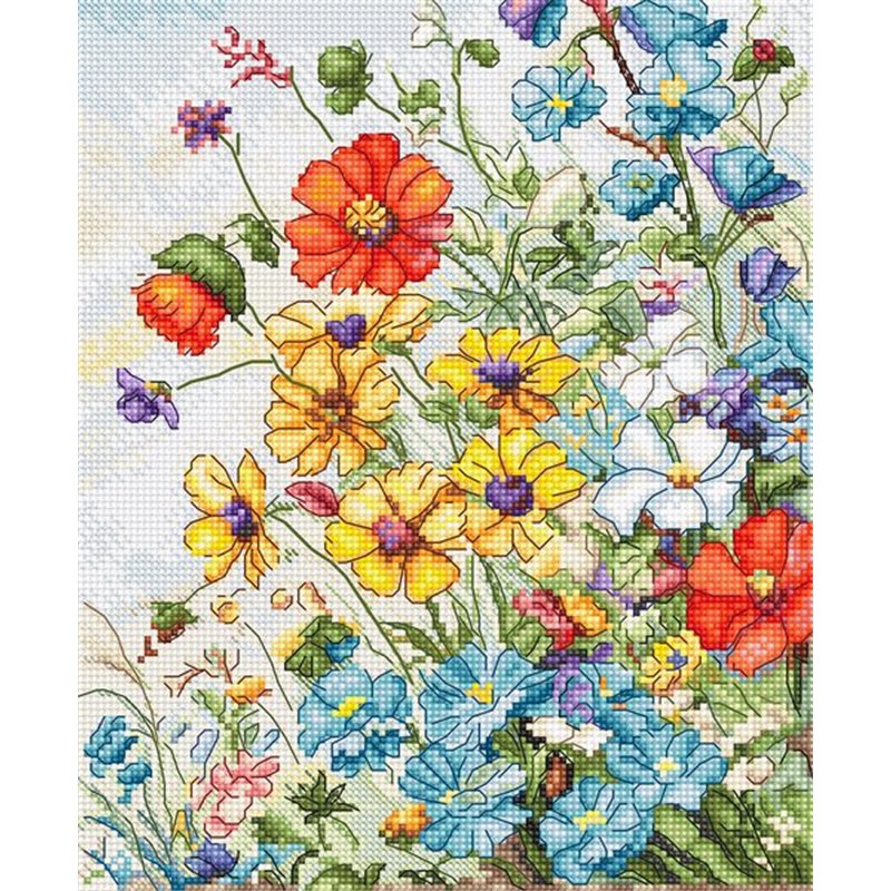 Stickset Wildblumen