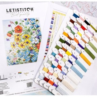 Stickset Wildblumen