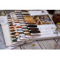 Kit de broderie La princesse indienne et le tigre royal Kit de broderie La princesse indienne et le tigre royal