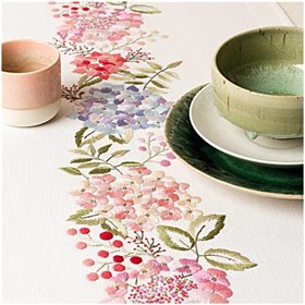 Kit chemin de table Hortensias