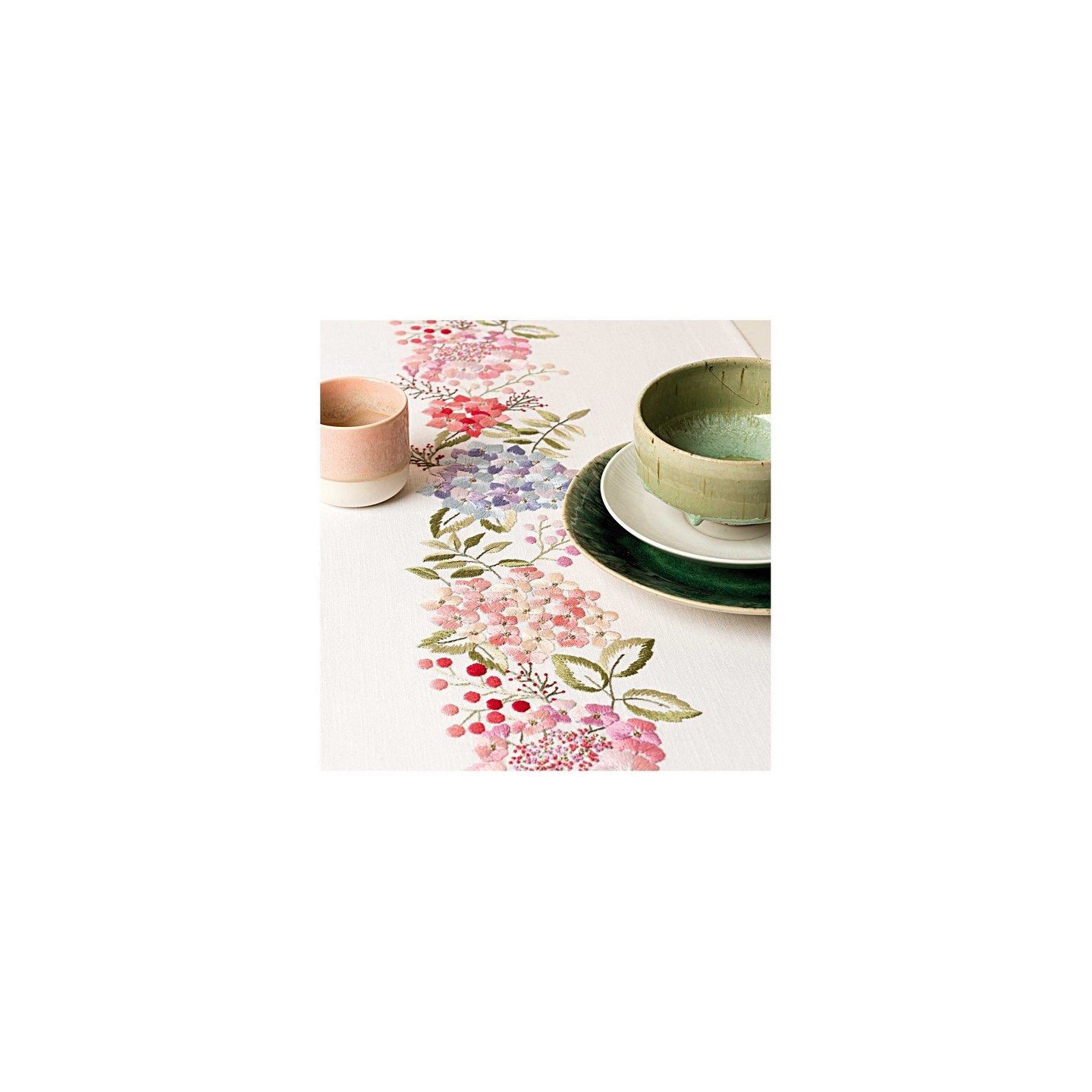 Table runner kit Hydrangeas