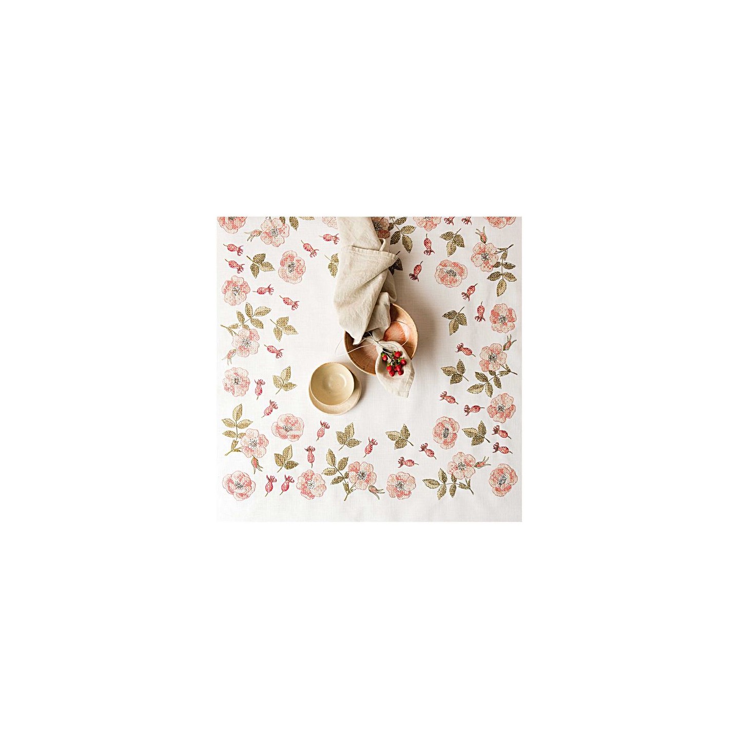 Tablecloth kit Rose hips