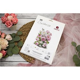 Luca-S Kit de broderie La romance des roses