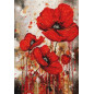 Kit de broderie La vibration des coquelicots Kit de broderie La vibration des coquelicots