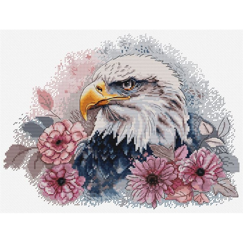 Kit de broderie L'aigle chasseur Kit de broderie L'aigle chasseur