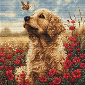 Luca-S Embroidery kit Meeting in the Flowering Field