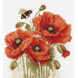 Stickset Die Pracht der Sommermohnblumen Stickset Die Pracht der Sommermohnblumen
