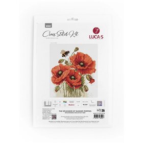 Luca-S Embroidery kit The Splendor of Summer Poppies