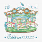 Embroidery kit Baby Carousel II