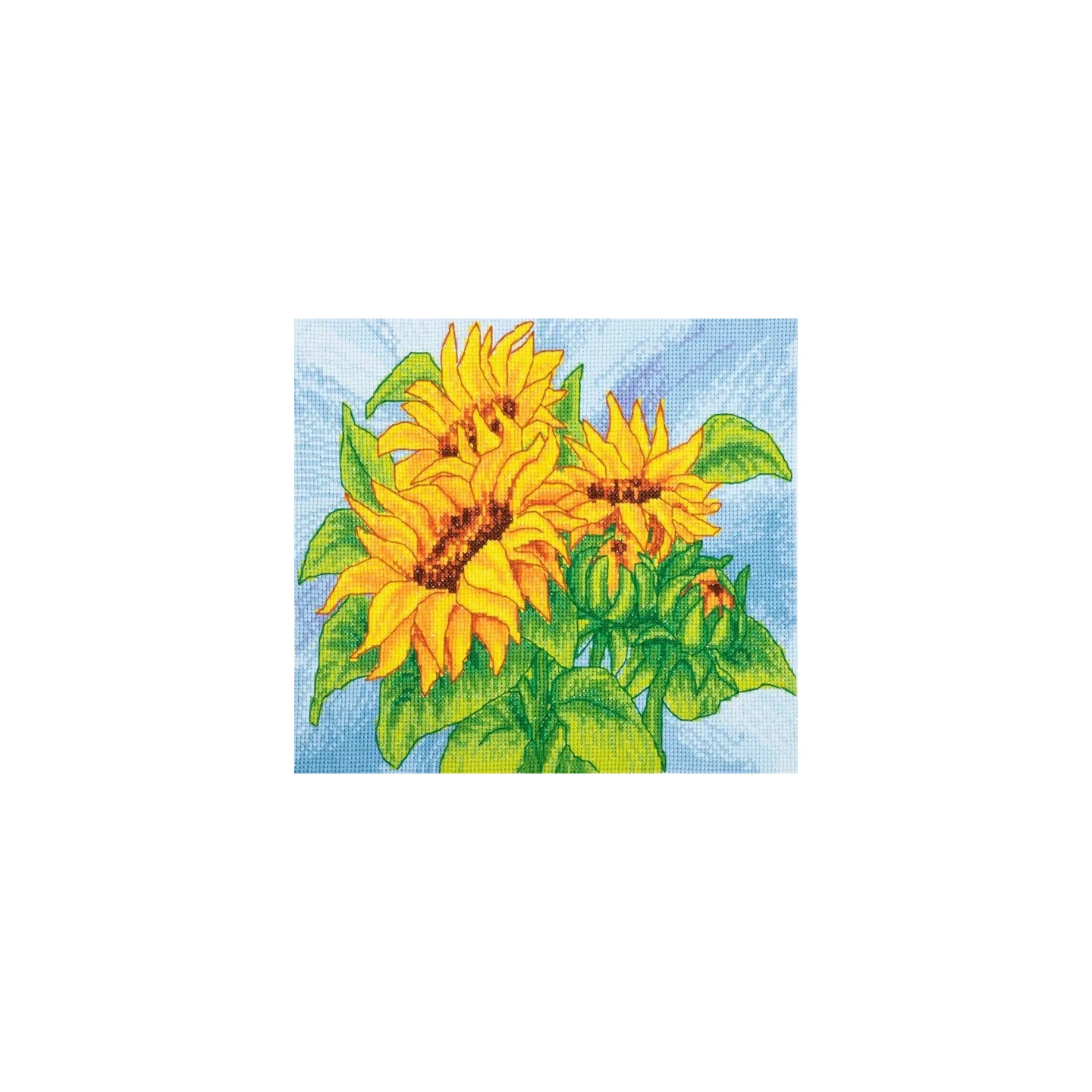 Embroidery kit Sunflowers