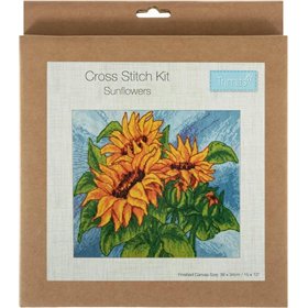 Embroidery kit Sunflowers