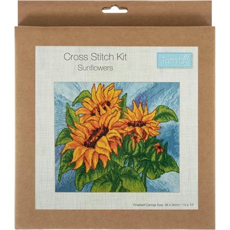Embroidery kit Sunflowers