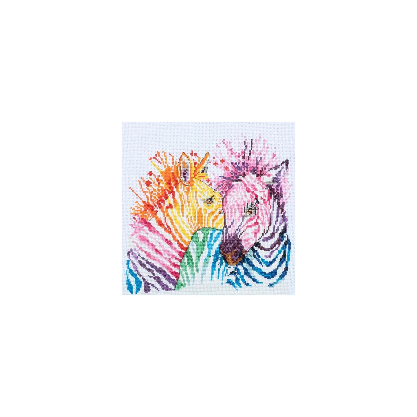 Borduurpakket Zebras