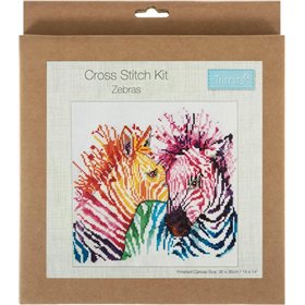 Borduurpakket Zebras