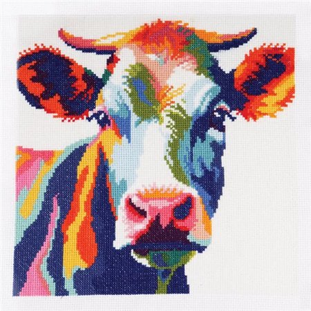 Embroidery kit Cow
