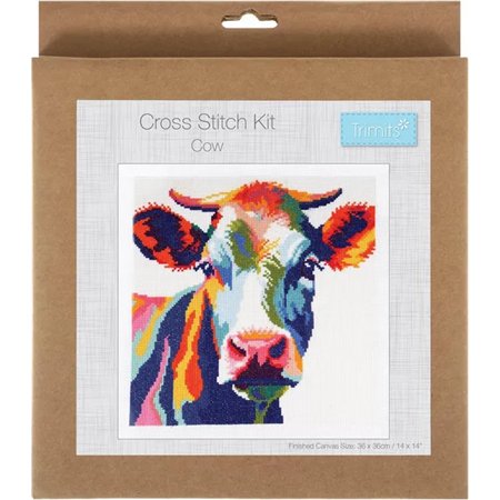 Kit de broderie Vache