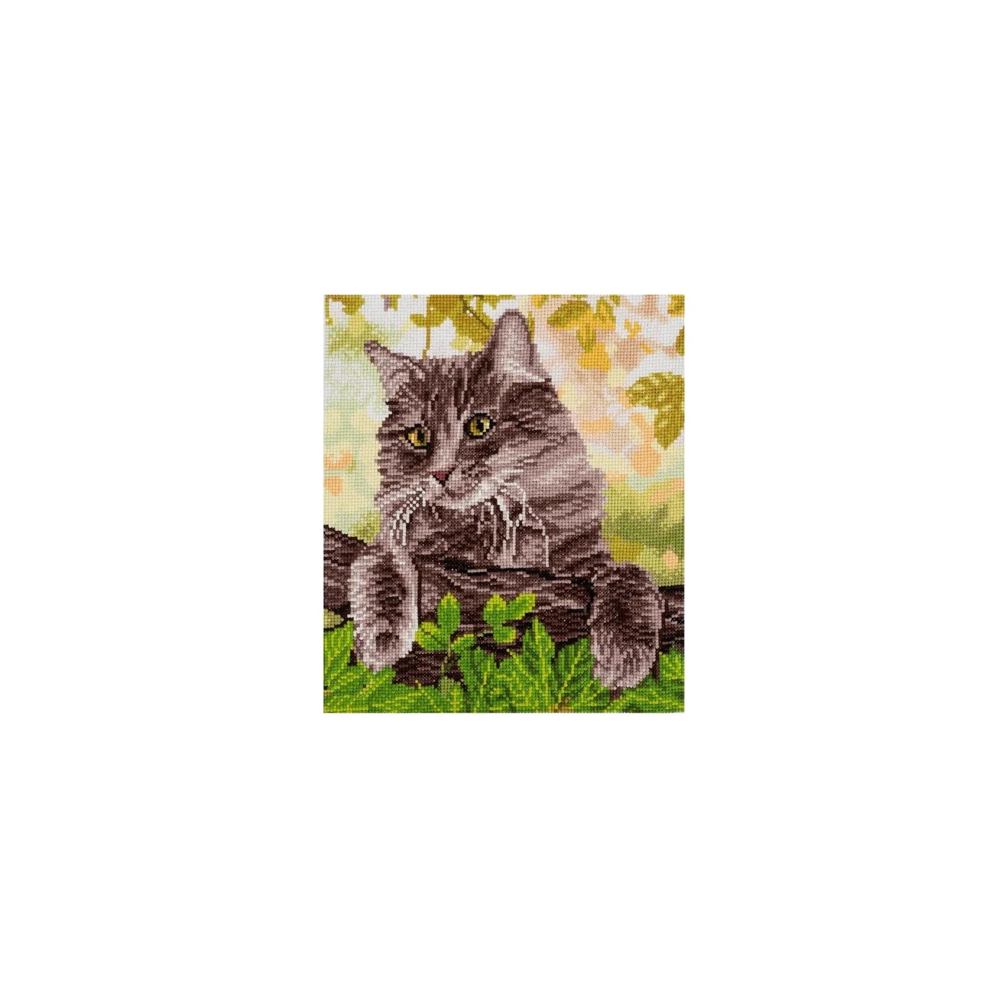 Embroidery kit Cat