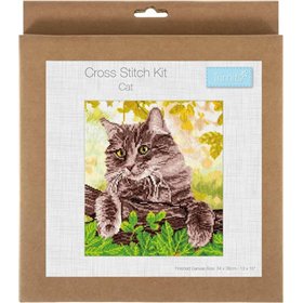 Embroidery kit Cat
