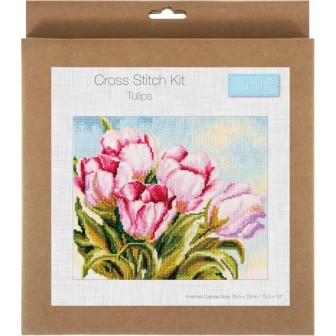 Stickset Tulpen