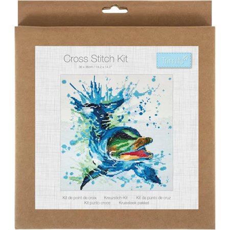 Embroidery kit Dolphin