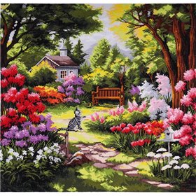 Embroidery kit Garden