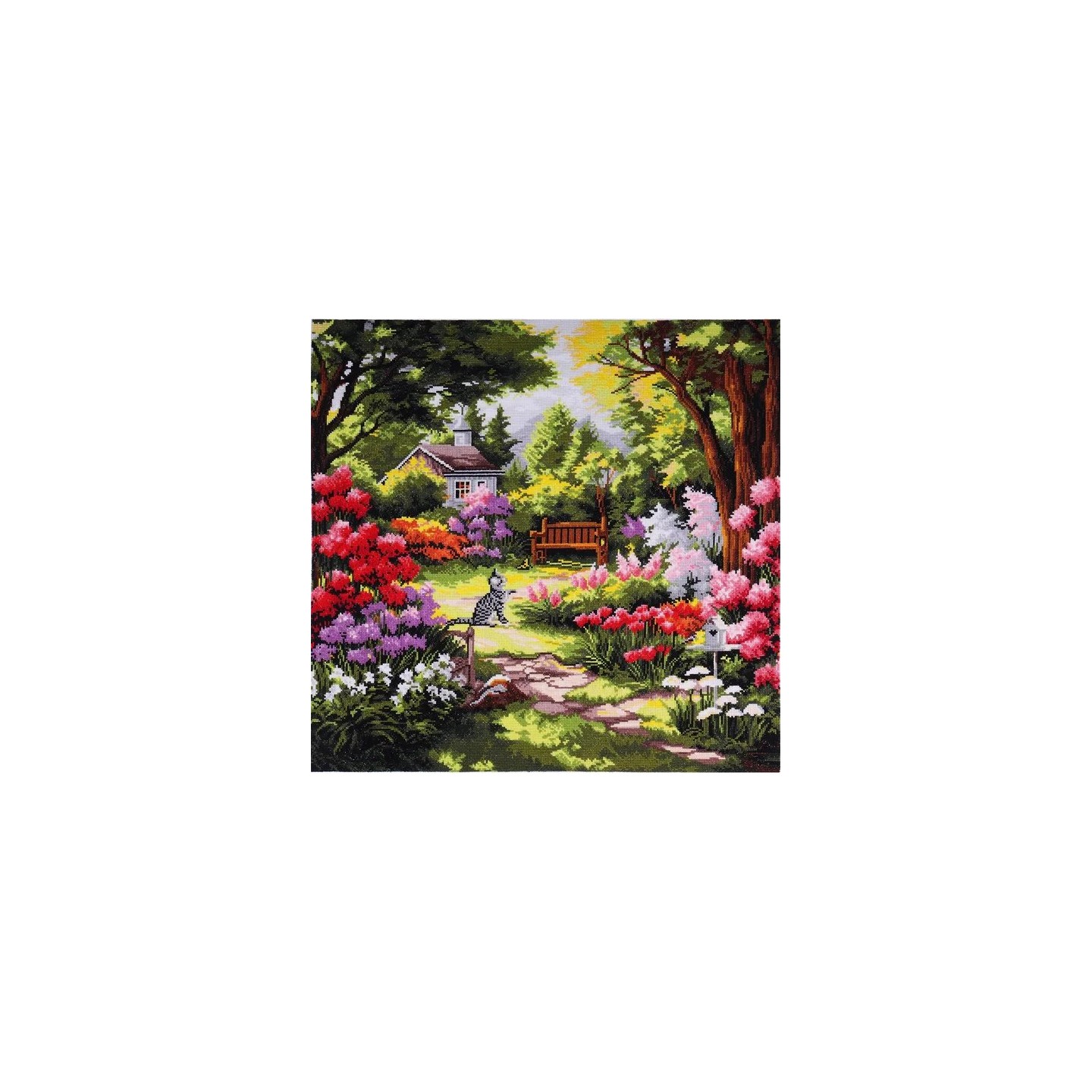 Embroidery kit Garden