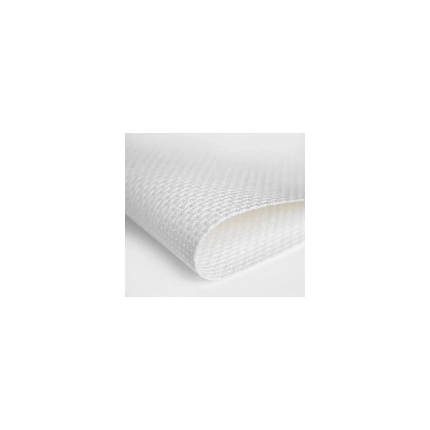 Borduurstof Aida 14 50 x 100 cm - wit
