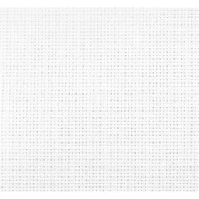Toile Aida 14 50 x 100 cm blanc