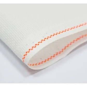 Needlework fabric Aida 14 100 x 100 cm - white