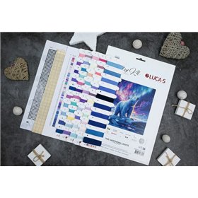 Luca-S Embroidery kit The Northern Lights