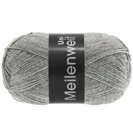 Lana Grossa Meilenweit Uni 100 Grijs 1103