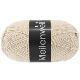 Meilenweit Uni 100 Coquille d'oeuf 1391
